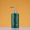 Practical Marbling Soap Dispensers 320ml Refillable Emulsion Bottle Glass Press Type Sanitizer Empty Bottle Hotel