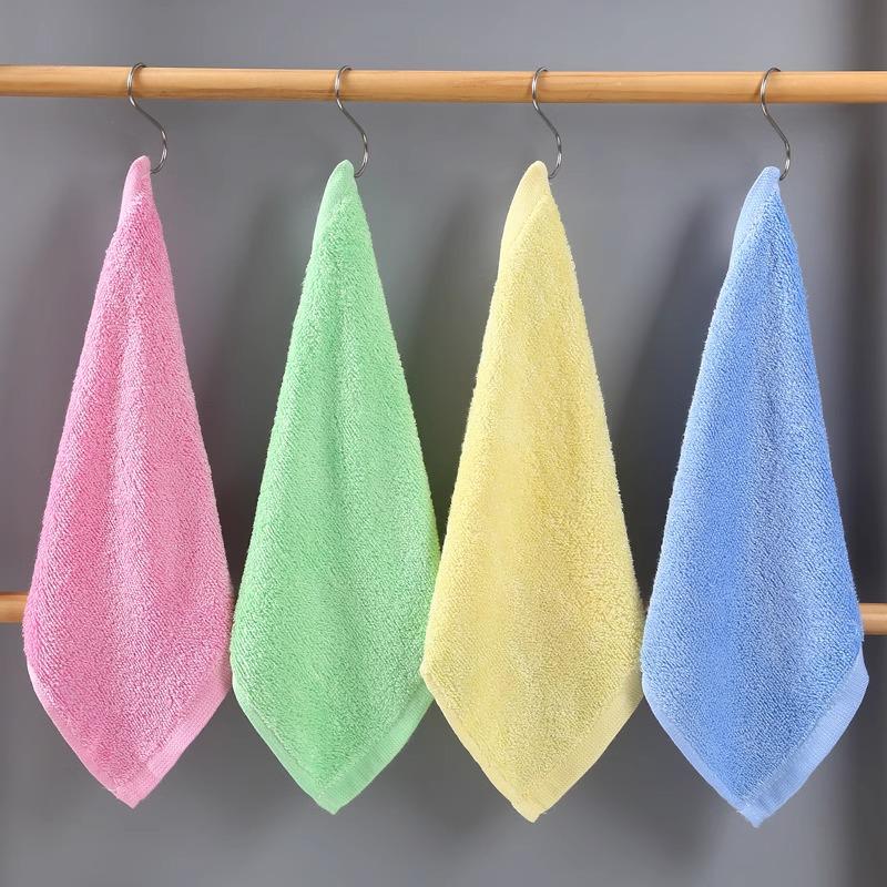 

Wood Fiber Oil-Remover Dishcloth: Non-Stick, Absorbent, Easy-Clean Kitchen Rags 26*26/12 pieces [Random Colors]