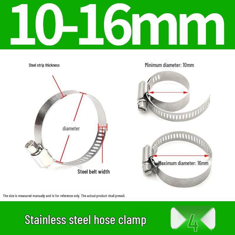 201 Edelstahl Schlauchschelle für Rohre