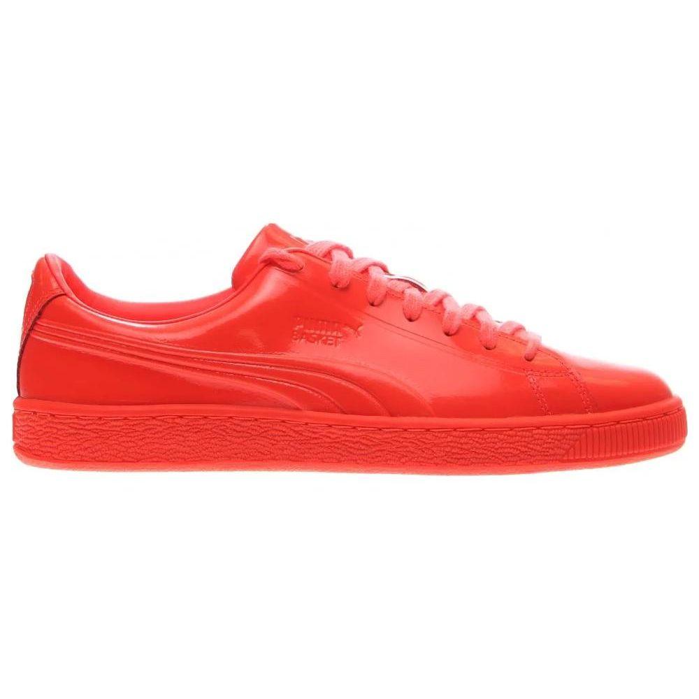 Puma Basket Classic Patent Emboss Red Blast Unisex Sneakers 362035-01