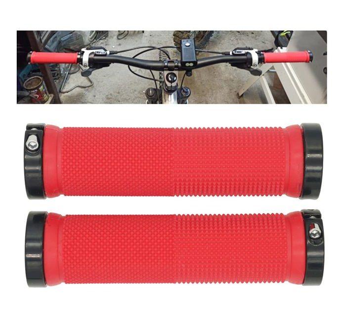 Platt poignees pour velo poignet vtt confortables en caoutchouc antiderapant avec embouts de guidon pour bmx/mountain
