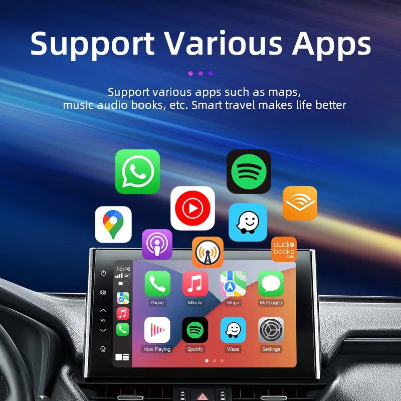 Langjing Wireless CarPlay Adapter for Apple iPhone Wired To Wireless CarPlay Plug and Play USB Connection Auto Car