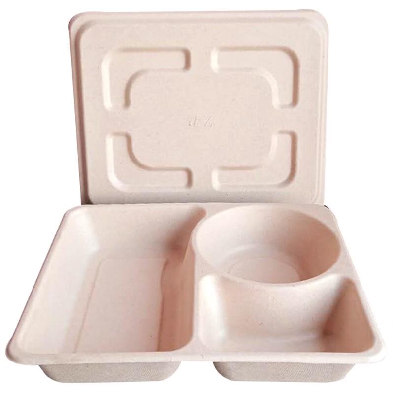 Jindinghui Sugarcane Pulp Disposable Takeaway Containers