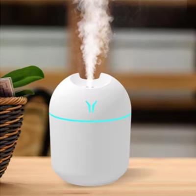250ML USB Mini Air Humidifier Aroma Essential Oil Diffuser for Home Car Ultrasonic Mute Mist Diffuser with LED Color Lamp