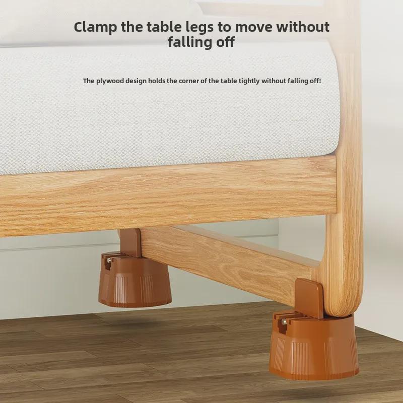Adjustable Height-Enhancing Furniture Leg Pads for Coffee Tables, Sofas, Cabinets, and Stools
