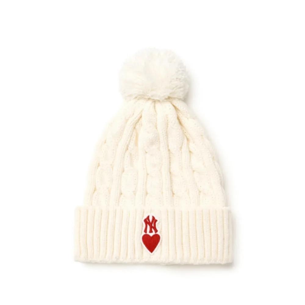 MLB Kids Heart Beanie A7 7ABNH0246 50IVS 7ABNH0246 50IVS