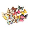 100pcs Wooden Buttons   Shaped   Crafts Sewing Supplies Scrapbooking Decor (21*27MM )