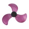 Home Use 16 Inch 36cm Aluminum Fan Blades Lightweight Aluminum Low Noise Nut Cover Included High Temperature Resistance