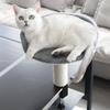 Cat Desk Perch Adjustable Desktop Floating Cat Bed Rotation Desk Clamp Kitten Bed Space-Saving Cat Hammock Perch For Table