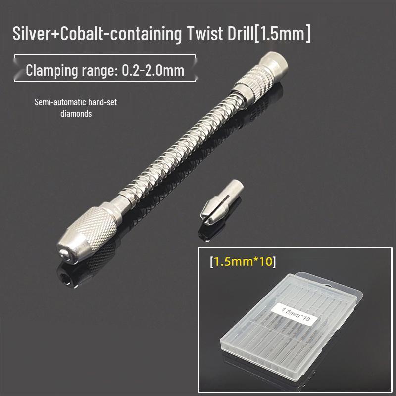 Mini Hand Crank Twist Drill for DIY and Model Drilling