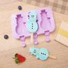 NEW 3D DIY Magnum Silicone Ice Cream Cake Popsicle Mold Handmade Popsicle Mold Tray Barrel Maker Mould Molde Helados Silcona