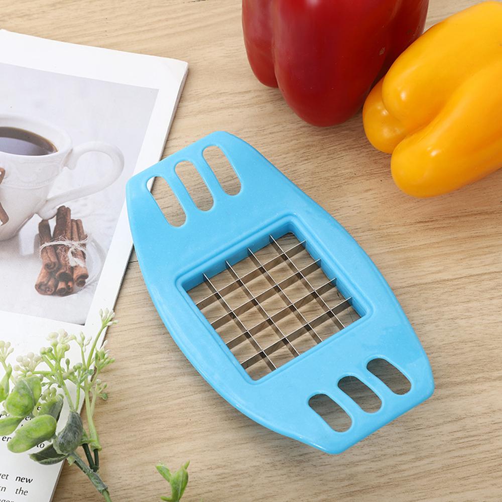 1Pcs Plastic Kitchen Handheld  Potato Slicer Tomato Cutter Tool Lemon Cutting Cooking  Kitchen  Accessories