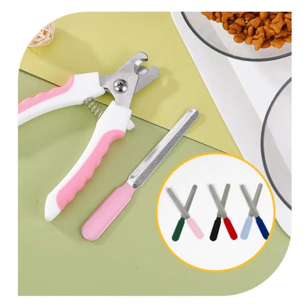 Kjæledyrhundkatt Profesjonell neglekutter i rustfritt stål pleie dyreneglesaksklippere Negleklipper for hundevalp og katt