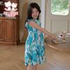 Fuloumi Girls' Summer Floral Princess Dress