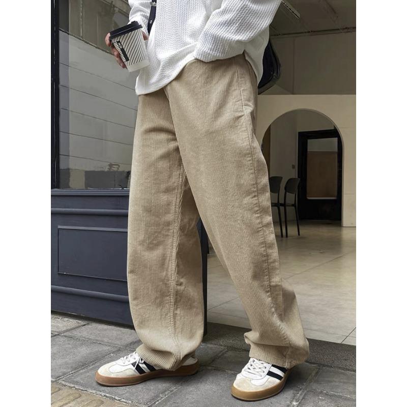 

Men s Casual Pants Are Thin, Spring and Autumn Pendant Feeling Mopping Floor Straight Pants, Casual Long Pants S светло-желтого