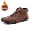 Popular large size octopus men's shoes high top Martin boots spring and summer men's casual short boots Xiyin