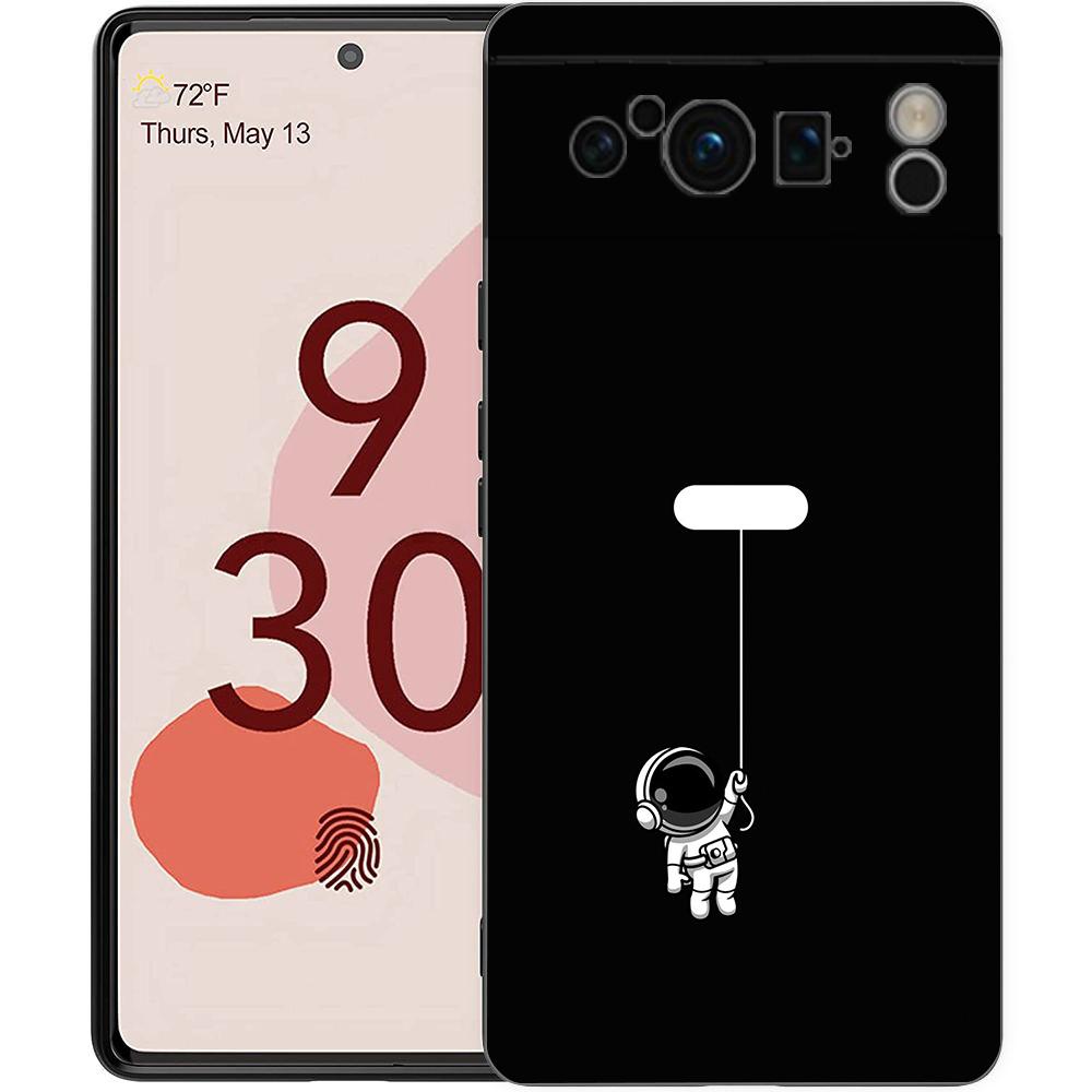 For Google Pixel 10 Pro Phone Case Pixel 9 Pro XL TPU Case Pixel 8 Pro 9A 8A 7A 7 6A 6 Pro Soft Cover Lovely Astronaut