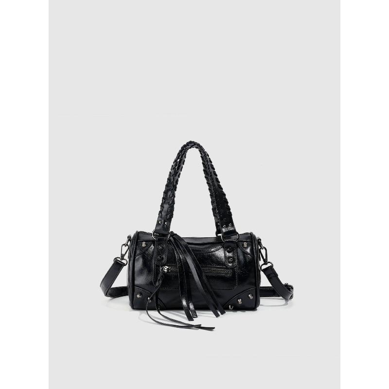 Single-shoulder Crossbody Buckle Boston Pillow Bag Fashionable Handbag Crossbody Bag