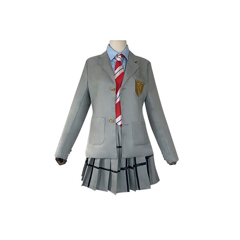 Tu mentira en abril: Disfraz de Cosplay de Miyazono Kaori - Uniforme de la Escuela Secundaria Moidani