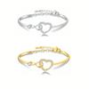 Women Bangles Hollow Love Bracelet Niche Fashion Bracelet Personality Temperament Jewelry Women