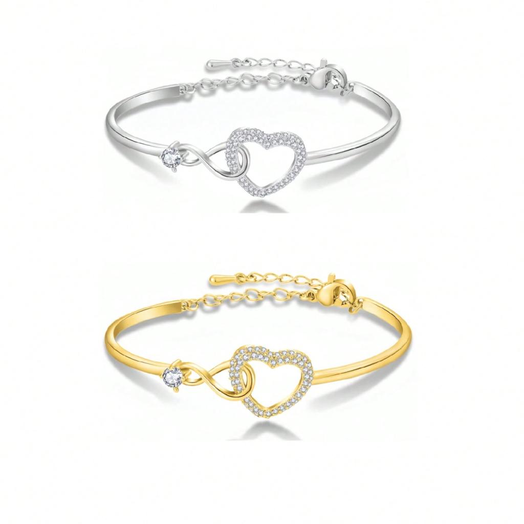 Women Bangles Hollow Love Bracelet Niche Fashion Bracelet Personality Temperament Jewelry Women