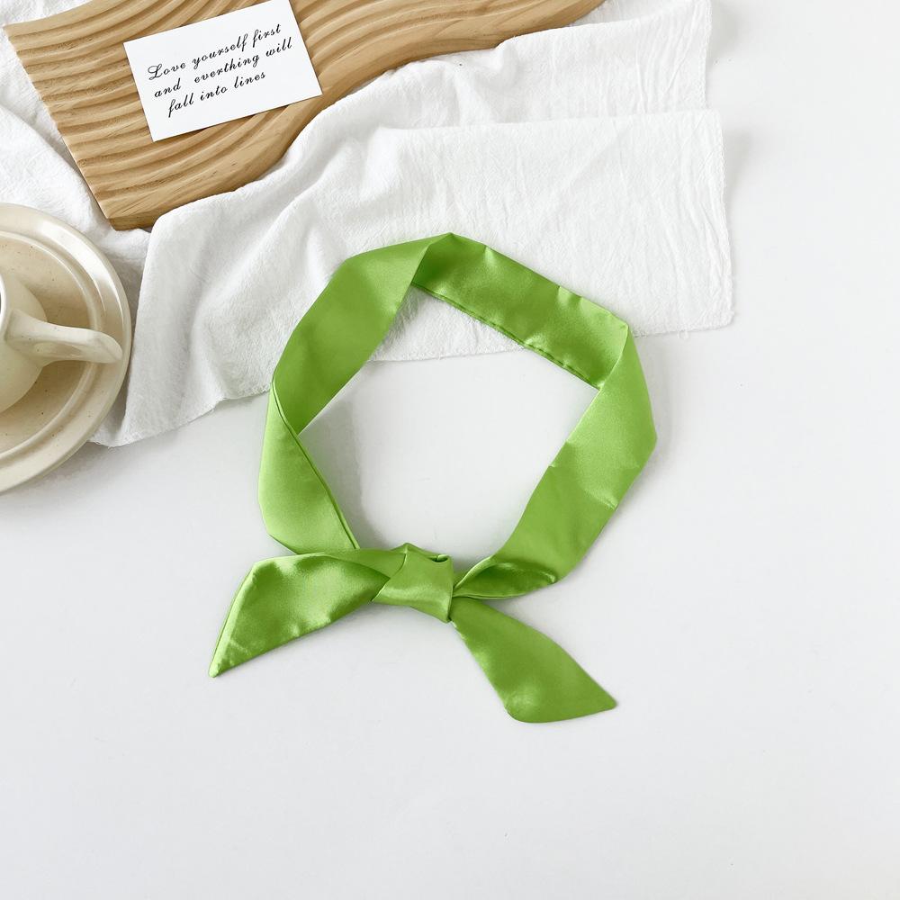 

Цветной небольшой ленточный высококачественный шелковый шарф с принтом, небольшой шелковый шарф, женский платок, универсальный тренд, длинный шелковый шарф с завязкой 100 * 4cm