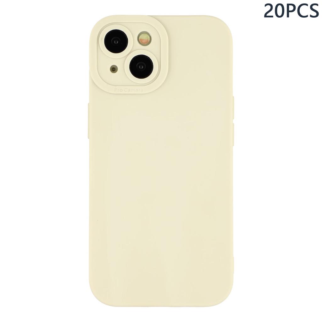 Bulk Purchasing 20Pcs For iPhone 15 Case Precise Cutouts 1.3mm TPU Matte Phone Cover