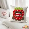 pc Cartoon DDomo KKun Pillow Case Fashion Square Pillowcase Bedroom Sofa Room Ins Decoration Leisure