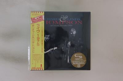 CD RICHARD  LINDA THOMPSON  Koncerten 1975 novemberében UICY94610 ISLAND 2010 Japán Obi Rock Használt