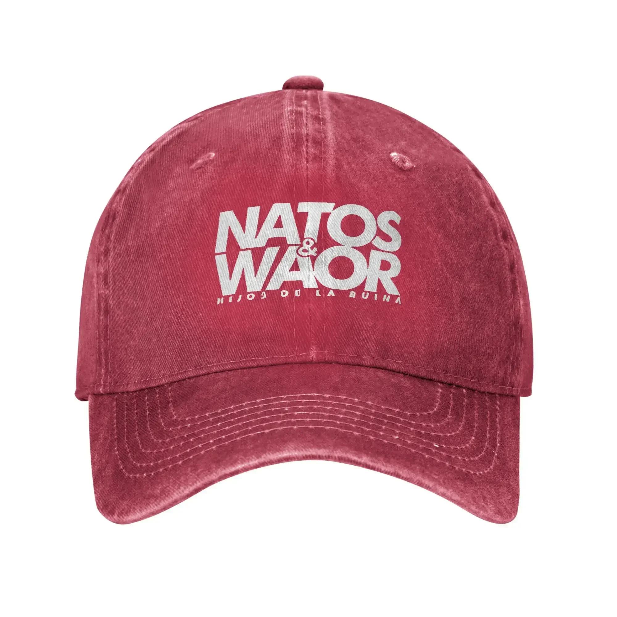 

Rapper NATOS WAOR Tour 2025 Sun Baseball Cap FeUnisex Unisex Print Hip Hop Hats Summer Classic Tennis Skate Sun-Proof Cap One Size