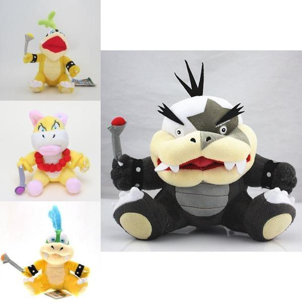 Adorabili Koopalings Super Mario Bros 7" Peluche Koopa Regalo Ideale per Bambini Venditore USA