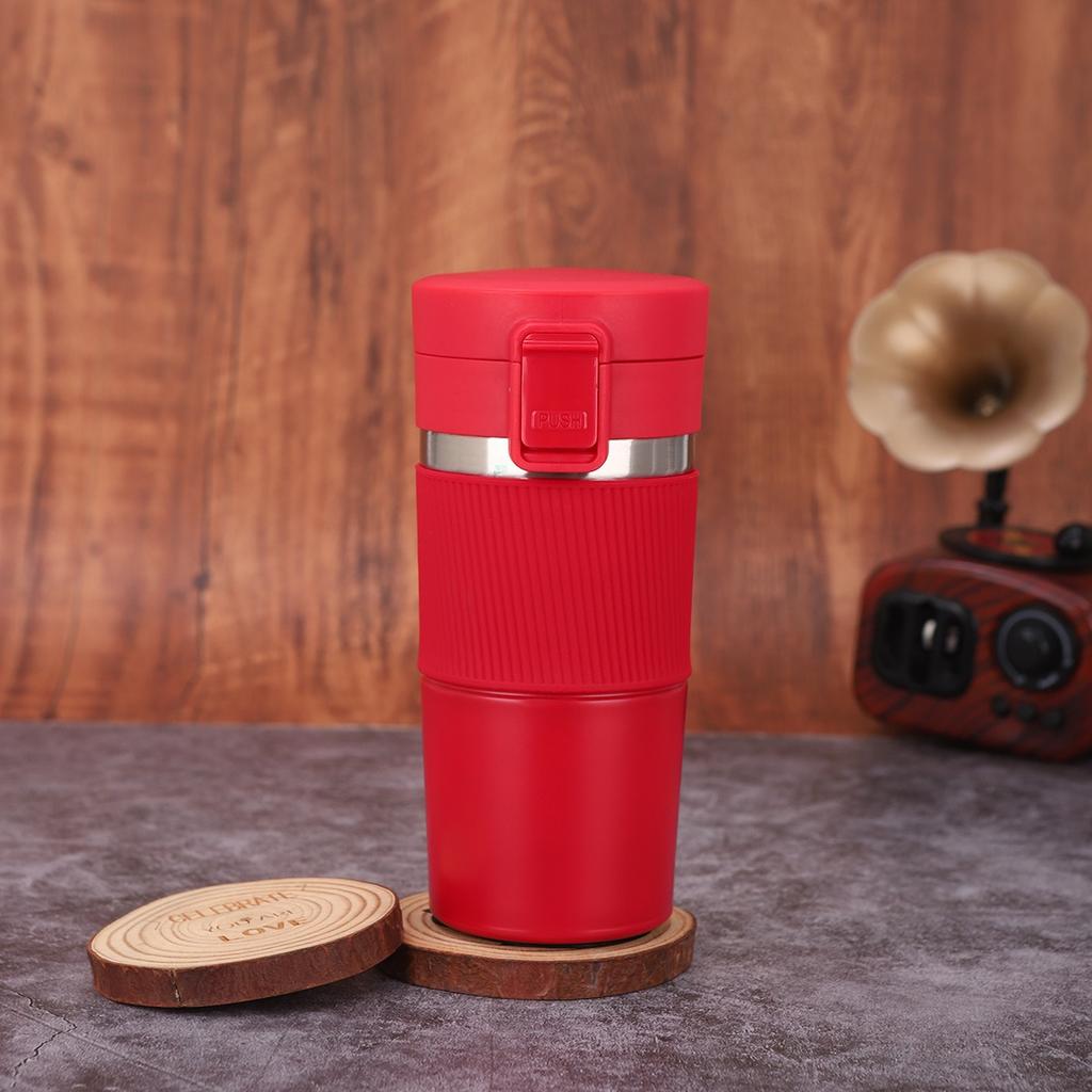380ML Travel Coffee Mug Car Insulated Cup Stainless Steel Thermal Mug Leak-Proof Thermos Bottle Tea Coffee Cup Vacuum Flasks