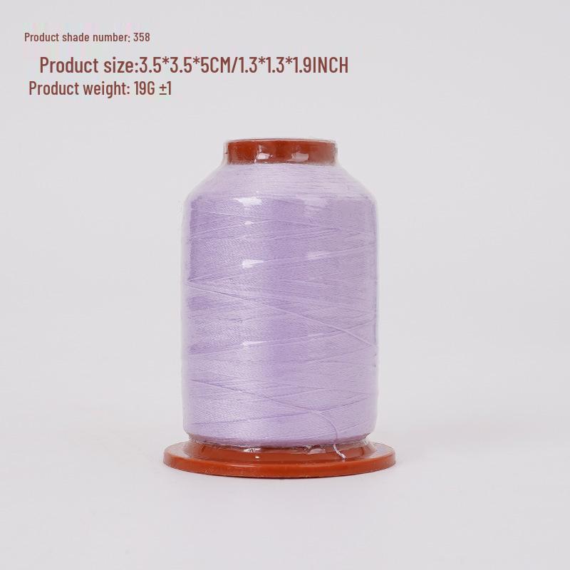 Polyester Sewing Thread: 100 Colors, 500 Yards, Fine Two-Strand, High-Speed, for Hand Sewing