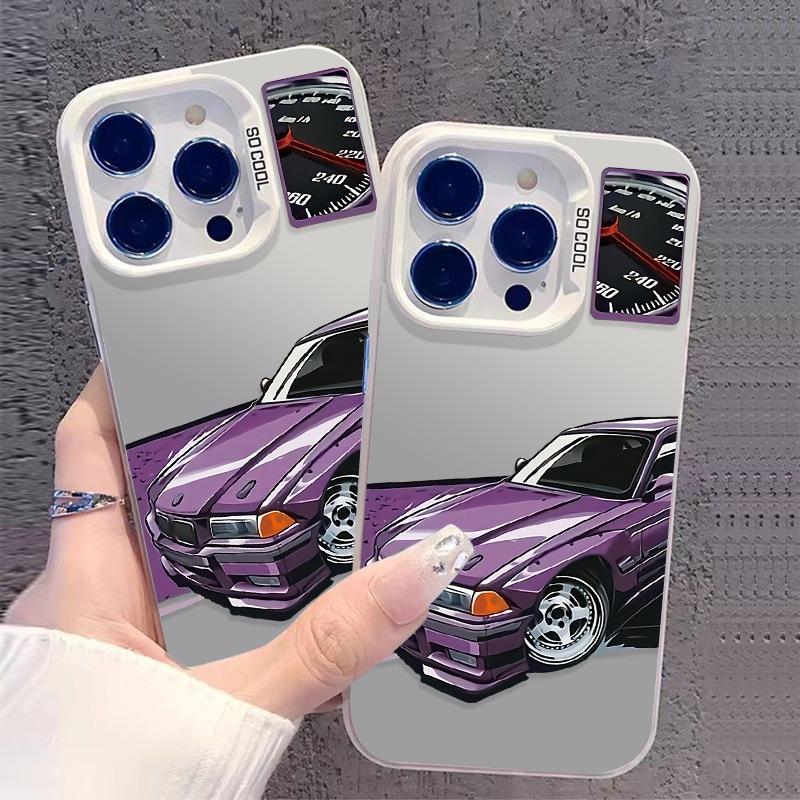Applicable To Ipone13 Apple Phone Case 12pronax Colored Silver 11 Cool Car 15 Laser 14 Popular 16