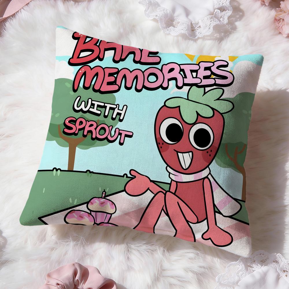 game cute d-Dandys World Cushion Cover Premium Comfort Reversible Pillow Cove -Two in One Design for Any Room & Car Interior