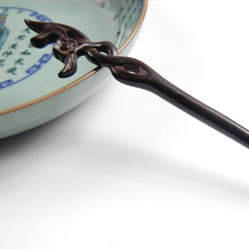 Čínské vlásenky vyřezávané santalové dřevo krok třesení vintage šaty hanfu vlasové vidličky šperky tvar kvetoucí švestky vlasové doplňky