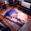 League of Legends Jinx Print Area Rug-Soft,Washable Non-Slip Indoor Mat Office Chairs,Living Room,Home Office Decorative Rug