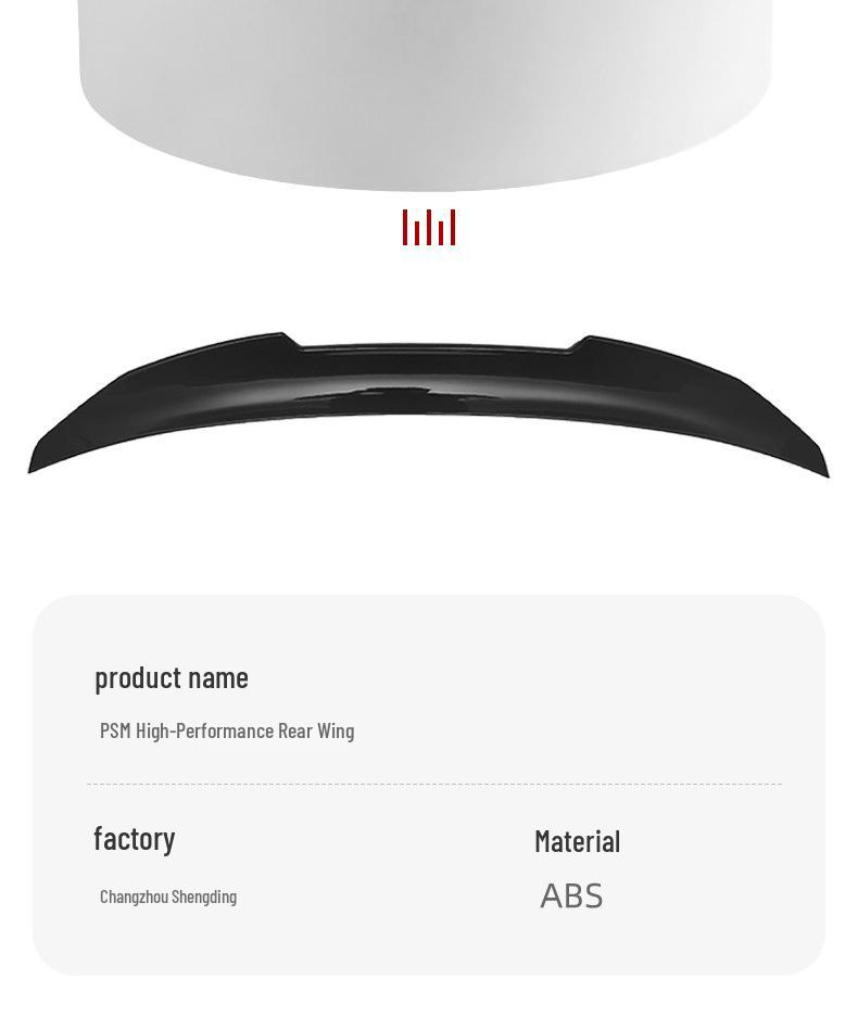 PSM Style Rear Spoiler for BMW 4 Series Coupe G22 - Exquisite Craftsmanship