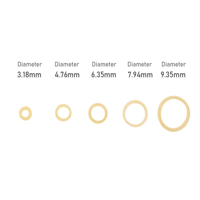 Niceden 100pcs/Box Dental Orthodontic Rubber Bands Elastics Latex Braces 6.5OZ 3.5OZ 1/8 3/16 1/4 4 Sizes/forces