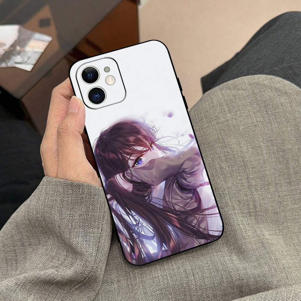 Steins;Gate Phone Case Black Phone Case For IPhone 17/16/15/13/14 Pro Max/ 11Plus/X/Xr/Xs Max 13mini