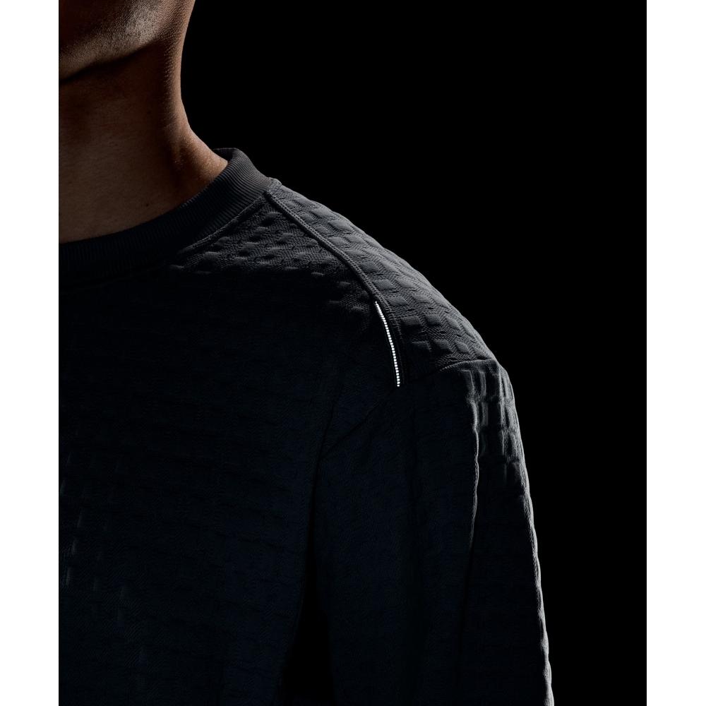 Lululemon 3d Waffle Knit Jacquard Pullover Solar Grey Solar Grey
