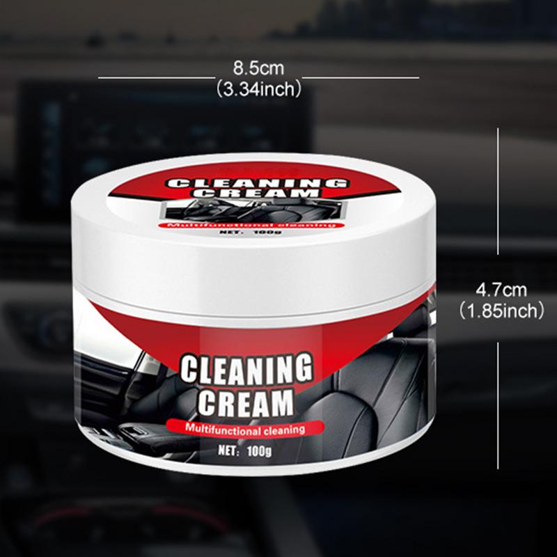 Car Interior Cleaner Car Seat & Interior Cleaning Supplies 100g Car Refurbishment Repair Cream Leather Cleaner & Conditioner For