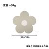 ins spring and summer explosion flower leather placemat thermal insulation waterproof oil-proof thermal insulation mat dining table mat petal coaster