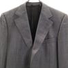 Gucci Wool Striped Pattern Suit Setup 46R Gray Men's Used