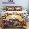 Doctor Who Pattern Bedding Quilt Set Quilt Cover Pillowcase Home Decoration Gift (1 * Duvet Cover + 2 * Pillowcase, Without Core)