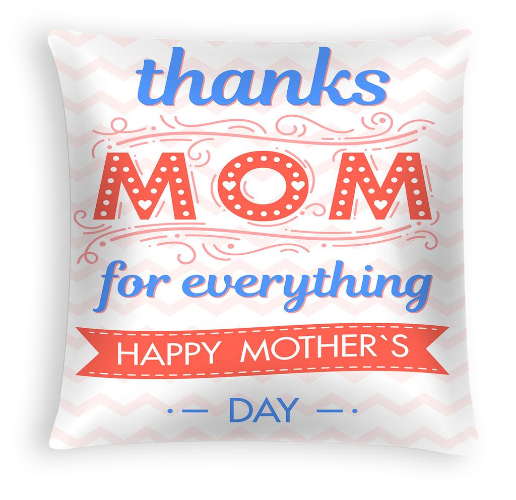 New Mother's Day Pillow Cover, Peach Skin Velvet Cushion Cover, Heart-shaped Letter Sofa Cushion Cover for Home Use