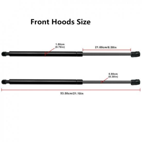 4Pcs Front Hood&Rear Trunk Tailgate Gas Struts For Lexus RX350 RX450H 2010-2015