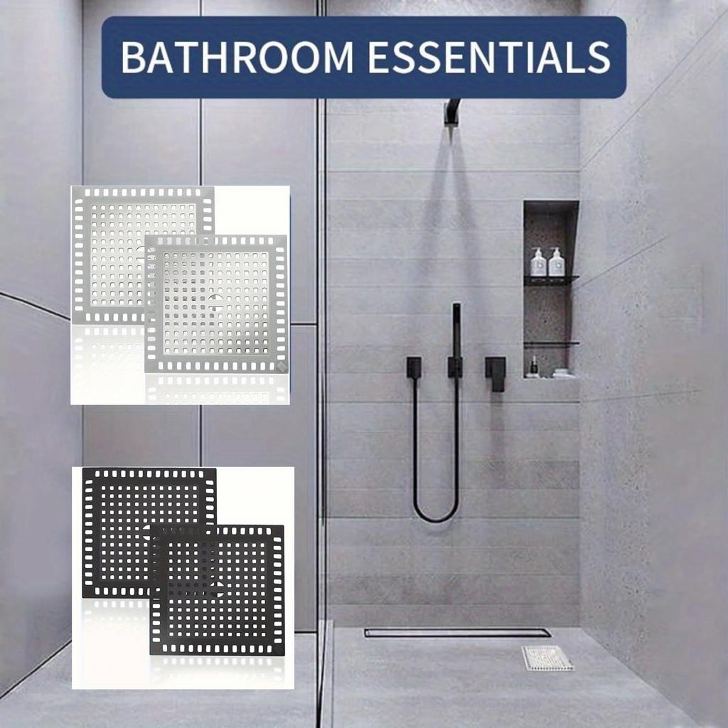 Stainless Hair Catcher for Bathroom - Shower Floor Sink Cover Filter,