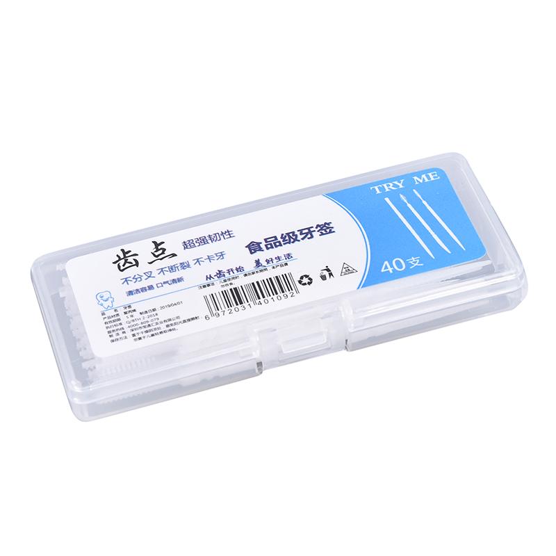 

Портативная пластиковая модель зубочистки для чистого ухода за полостью рта