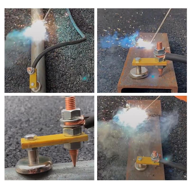 Magnetic Grounding Tool for Sheet Metal Repair and Wire Shaping